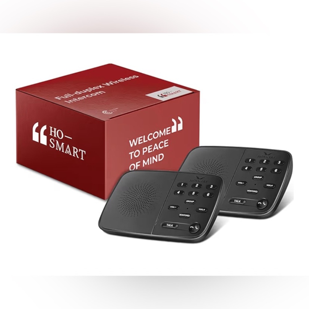 Hosmart Wireless Intercom System Two Way Real-Time